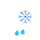 Neige et pluie