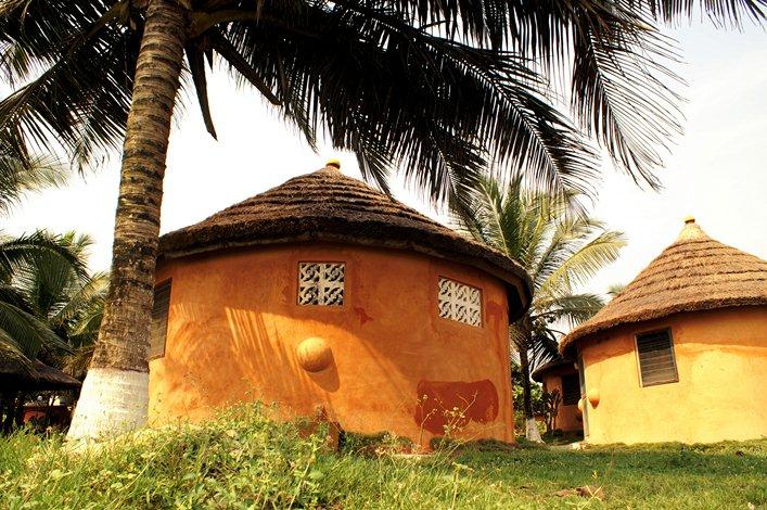 De petites maisons au Ghana